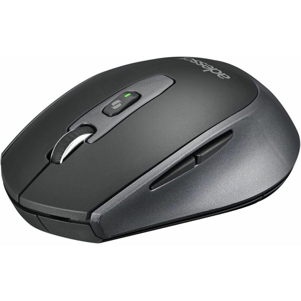 Adesso iMouse A40 Wireless Mouse, Bluetooth and 2.4GHz Dual Mode with USB-C Receiver, Copilot AI Hotkey, Quiet Click Switches, 3 Level DPI (1000/1600/2400), 6 Buttons for Windows and Mac