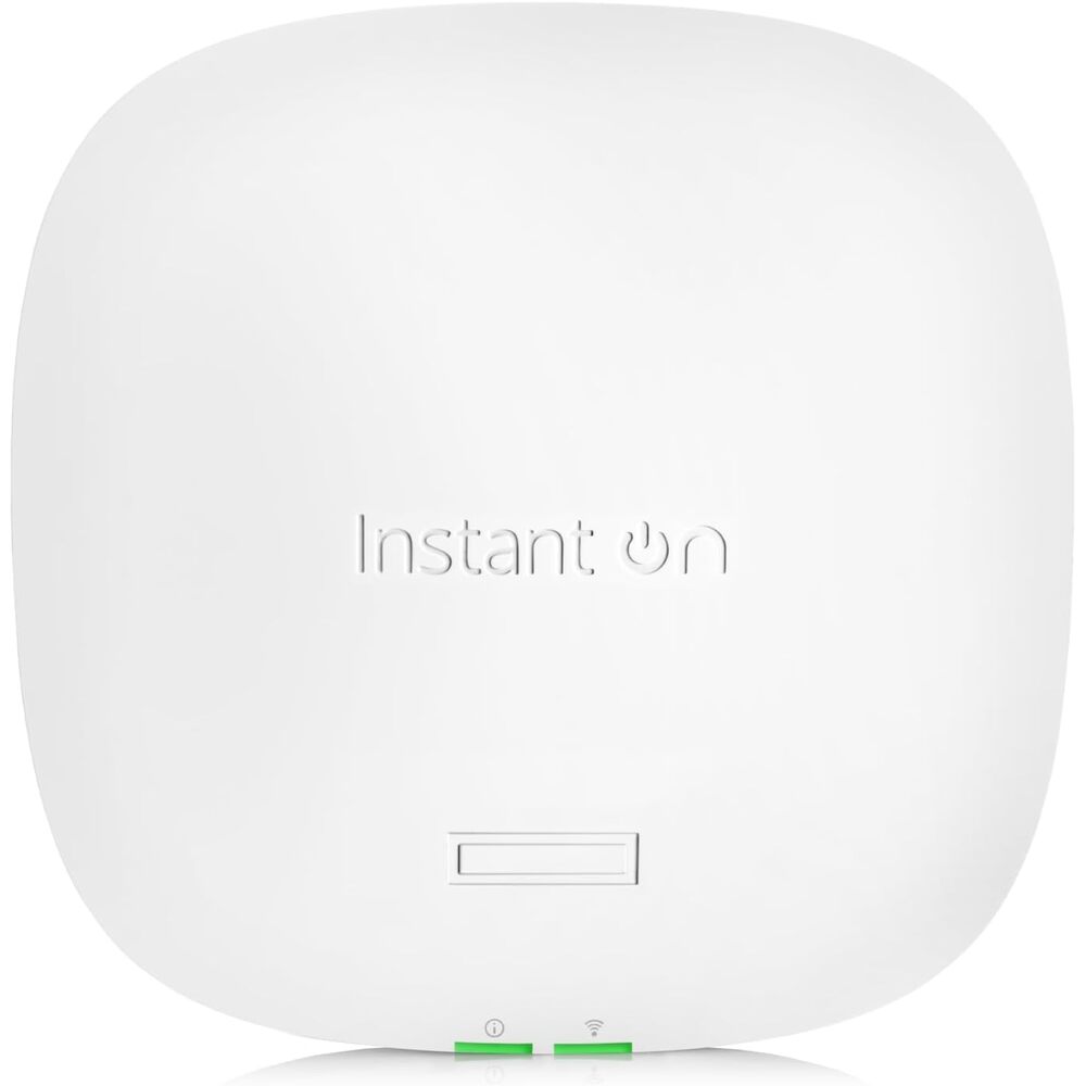 HPE Networking Instant On Access Point AP22D 2x2 WiFi 6 Indoor Wireless Access Point | Single-Room, Secure, Smart Mesh Support | Power Source Included | US Model (S0J32A)