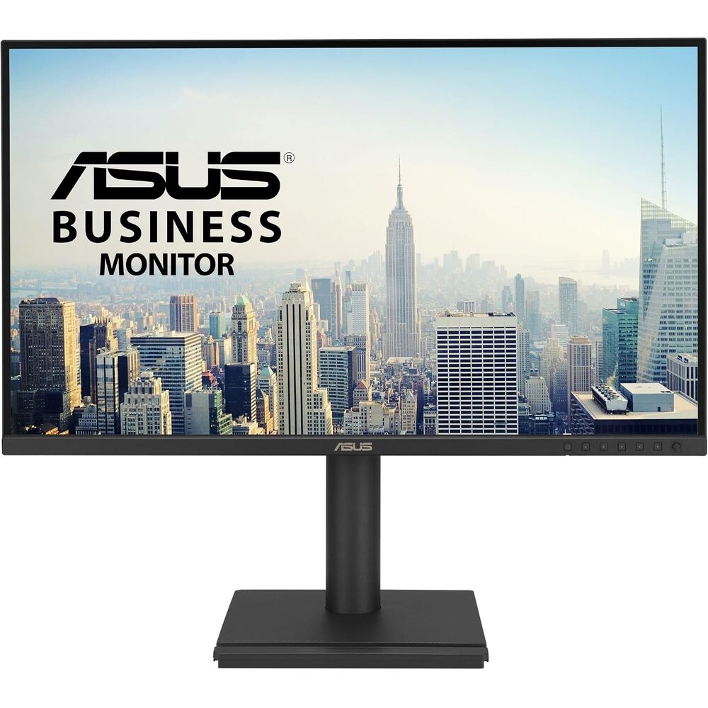 ASUS 27" 1440P Business Monitor (BE27AQG) - QHD (2560x1440), IPS, 120Hz, Ergonomic Design, Speakers, Height Adjustable, Power Sync, Eye Care, VESA Wall Mountable, 3 yr Warranty TAA Compliant
