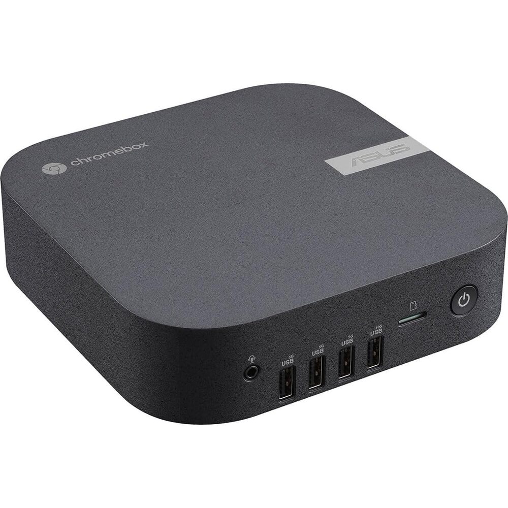 Asus Chromebox 5a CHROMEBOX5A-S5081UNENT - Mini PC - Intel Core i5 13th Gen i5-1335U - 8 GB RAM - 128 GB SSD - Eco Black - ChromeOS - Iris Xe Graphics - IEEE 802.11ax