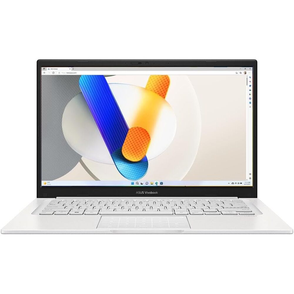 ASUS Vivobook 14" FHD Laptop Intel Core 5 120U 8GB RAM 512GB SSD Berry Pink with Wired Optical White Mouse + Black Backpack