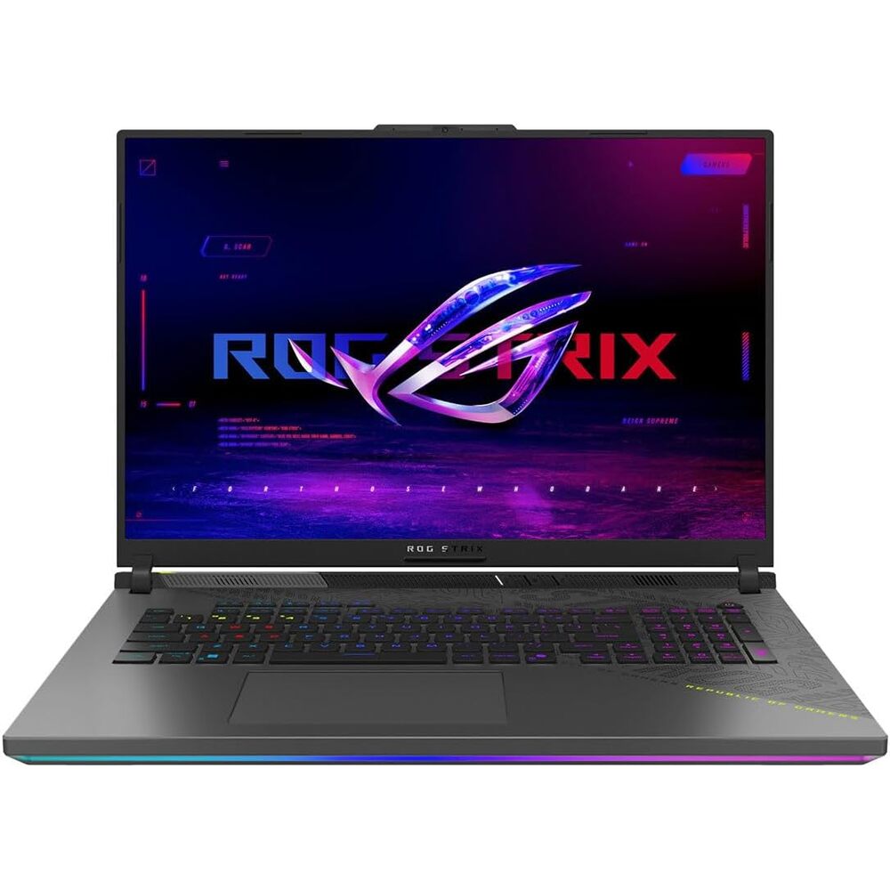 ASUS ROG Strix G18 (2025) Gaming Laptop, 18� 16:10 144Hz/3ms, NVIDIA� GeForce RTX� 5060, AMD Ryzen� 9 9955HX Processor, 16GB DDR5-5600, 2TB PCIe Gen 4 SSD, Wi-Fi 6E, Windows 11 Home, G814FM-DS95
