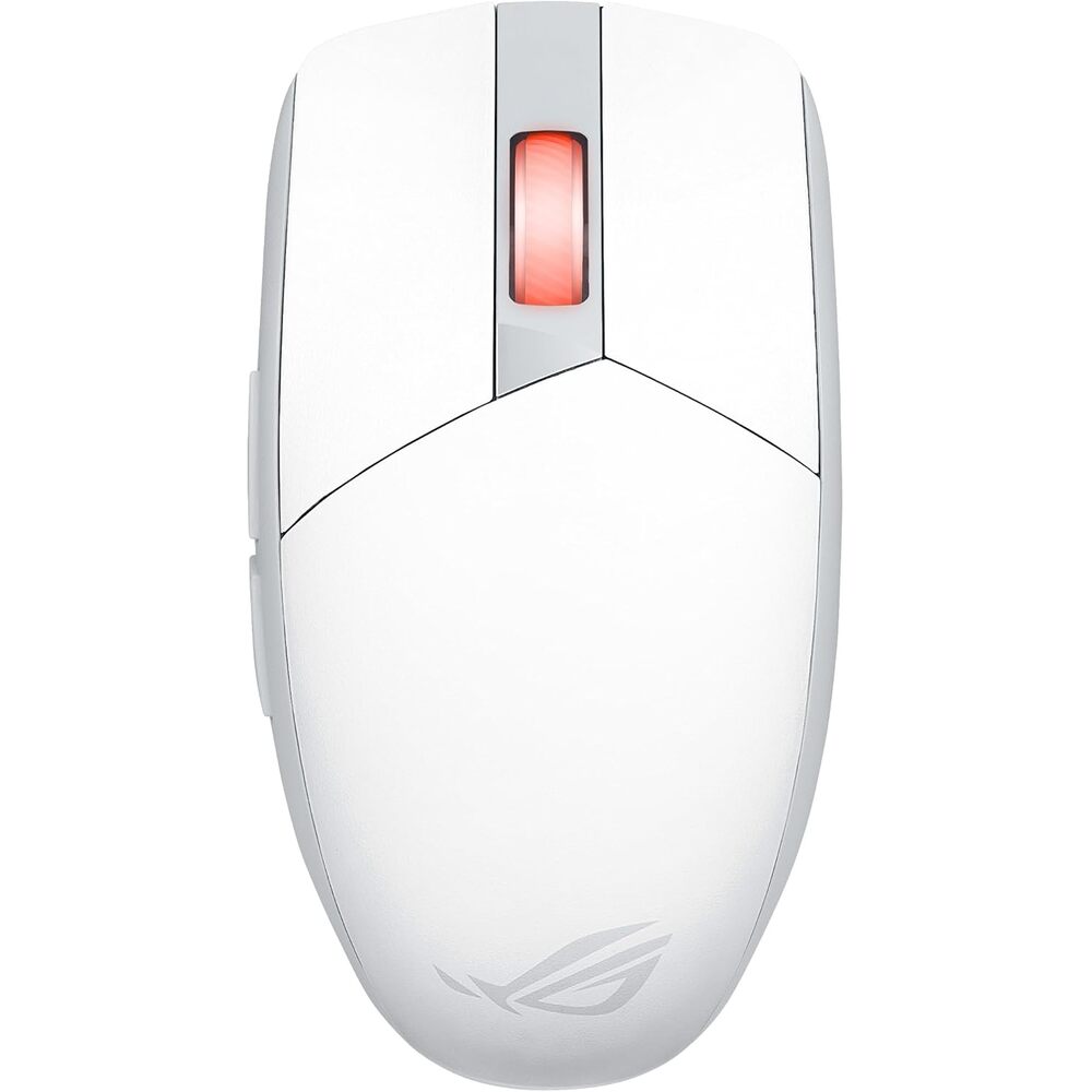ASUS ROG Strix Impact III Wireless Gaming Mouse, 57 G Lightweight, 36K DPI Sensor, Bluetooth & 2,4GHz RF, ROG SpeedNova, Up to 618hrs Battery Life, Replaceable Switches, ROG Omni Receiver, White