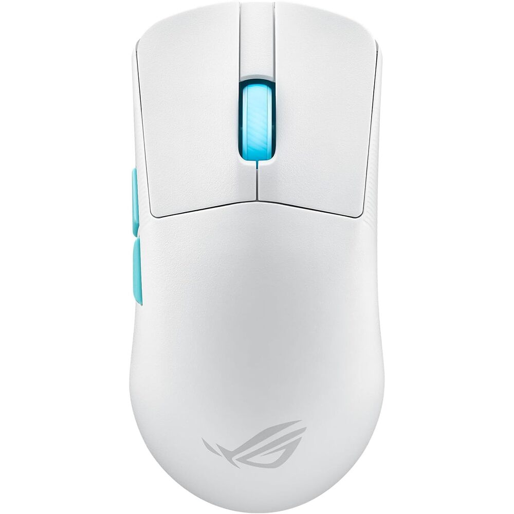 ASUS ROG Harpe Ace Aim Lab Wireless Esports Gaming Mouse � Aim Lab Settings Optimizer, Pro-Tested, Right-Handed, 54g Lightweight, Tri-Mode Connectivity, 36K DPI, 90Hr Battery, PC/Mac Support - White