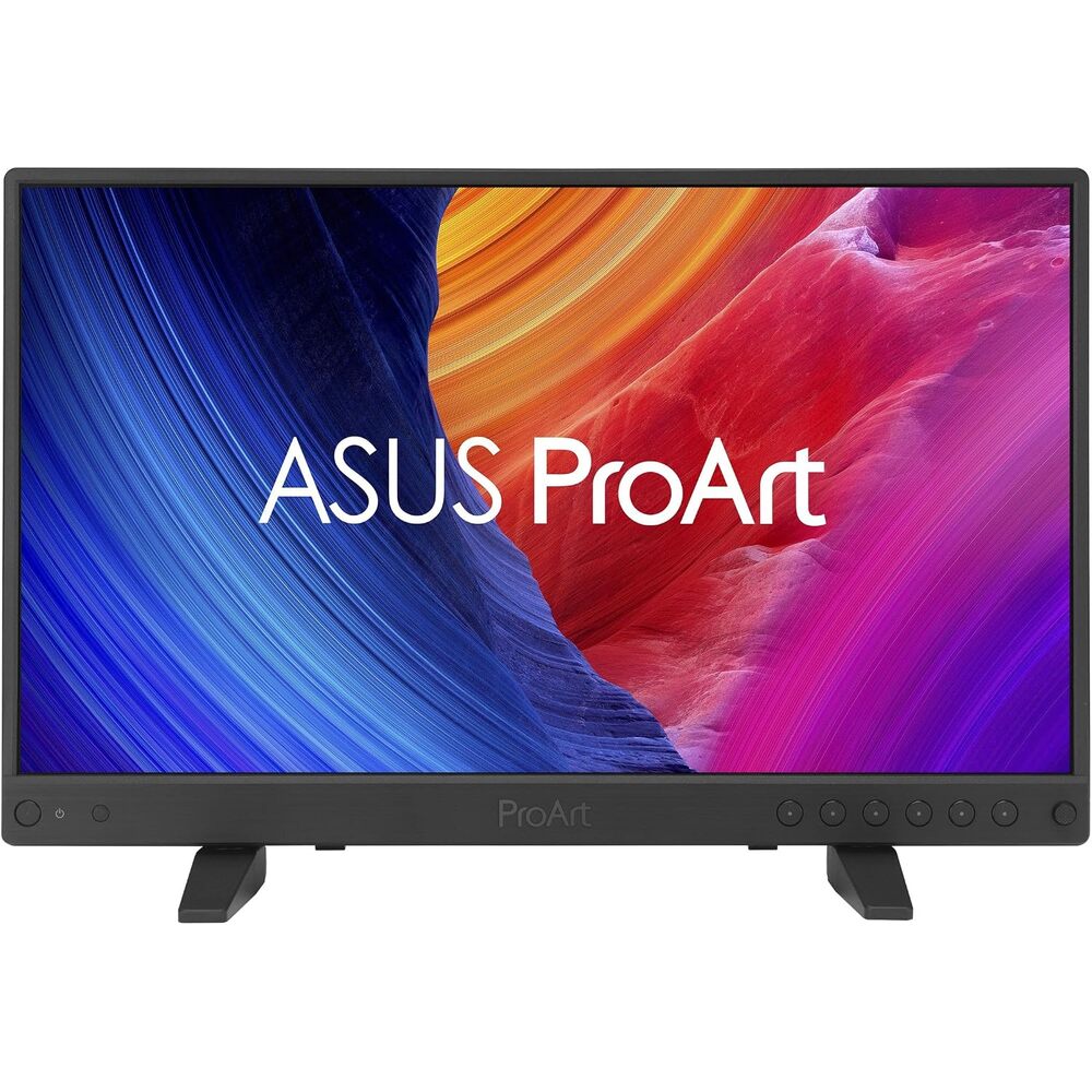 ASUS ProArt Display 15.6� 4K HDR SDI Professional Monitor (PA16USV) � UHD (3840 x 2160), IPS, HDR-10, 100% sRGB/Rec.709, ?E<2, Calman Verified, 12G-SDI, HDMI, USB-C, 3 yr Warranty