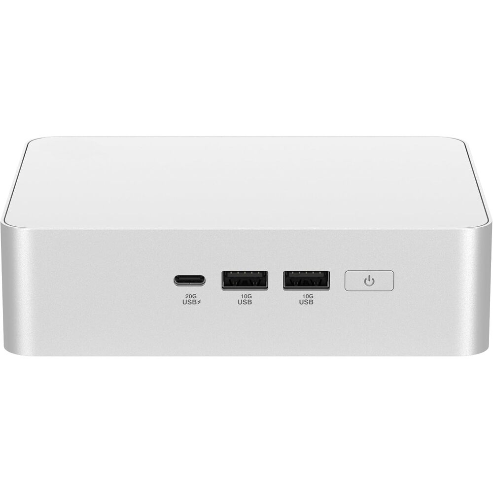 ASUS NUC 15 Pro+ Barebones Mini PC with Intel Series 2 Core Ultra 9 285H, up to 96GB DDR5 RAM, Dual Storage, Thunderbolt� 4, Wi-Fi 7 & Bluetooth 5.4, Toolless Silver Aluminum Chassis, with VESA Mount