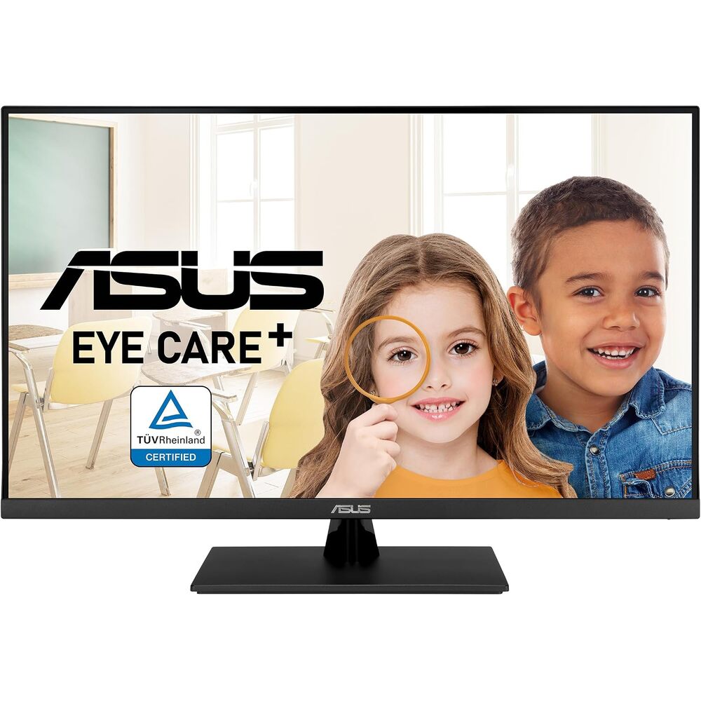 ASUS 31.5� 4K HDR Eye Care Monitor (VP327Q) � UHD (3840 x 2160), 99% sRGB, HDR-10, Adaptive-Sync, Speakers, DisplayPort, HDMI, Flicker Free, Blue Light Filter, VESA Mountable,Black