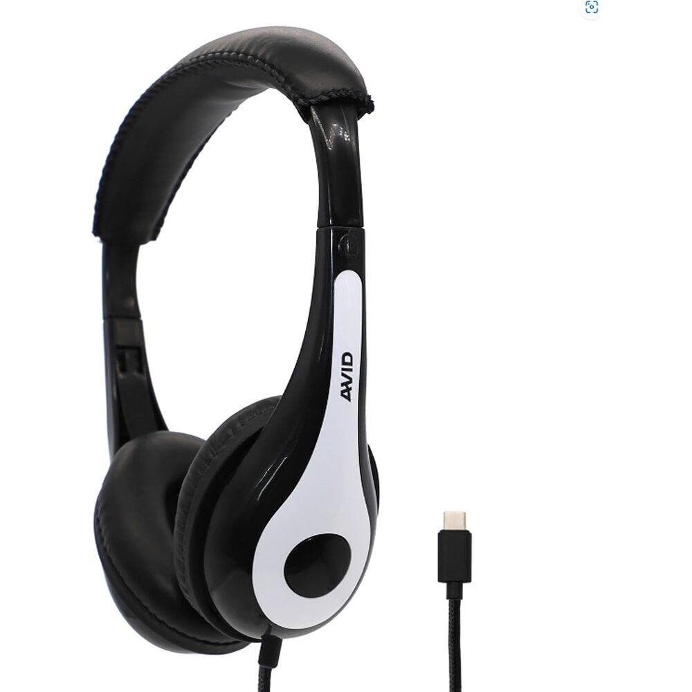 Avid Products AE-35 Headphone, USB-C Plug, White