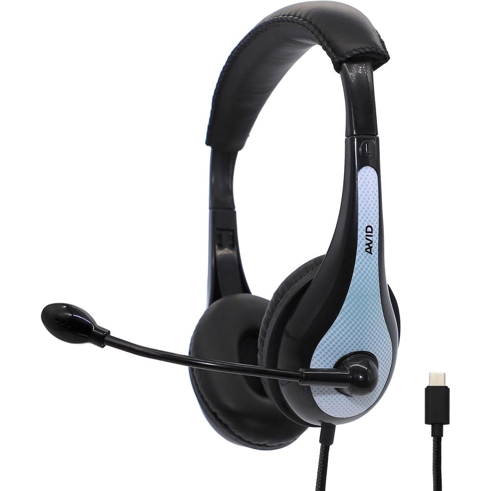 Avid Products AE-36 Headset, USB-C Plug, White