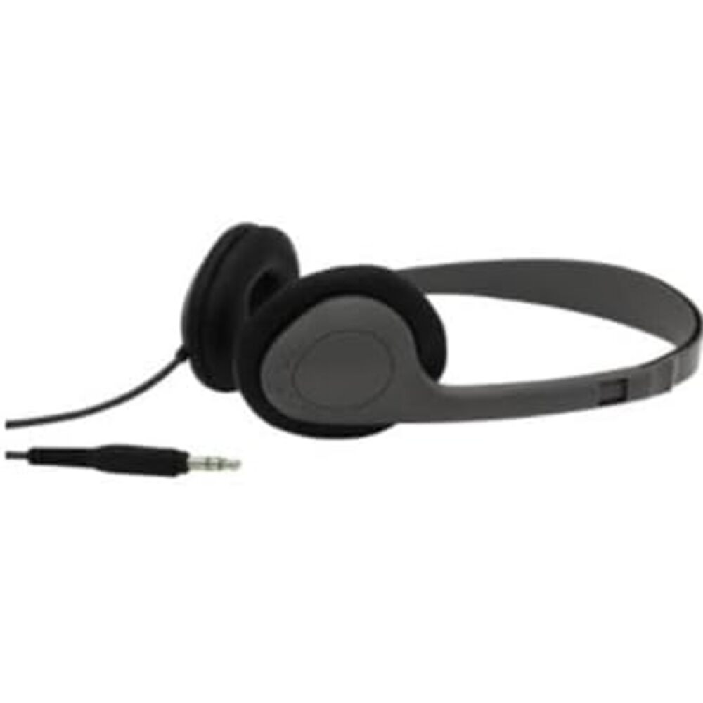 AVID Products Inc. AE-711 Over-Ear Headphones, 3.5mm Jack, Gray - Ideal for Home, Office, Education, Travel, Music Listening