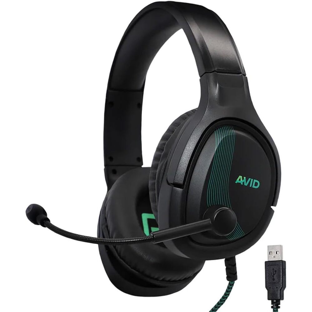 Avid AP-1000 AVIGA� Gaming Headset, USBA, Black