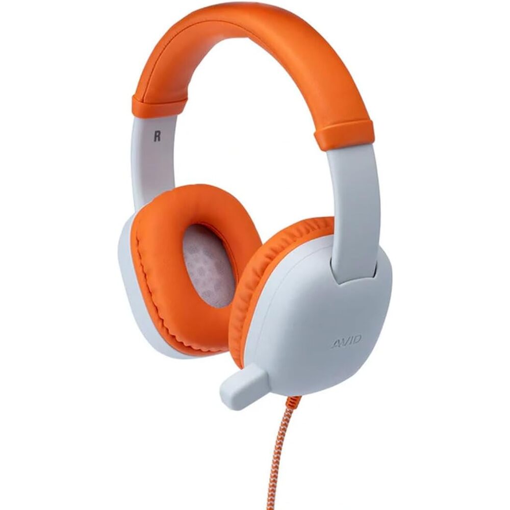 Avid AP-400 WonderEars Kids Headphone with Microphone, TRRS, Orange
