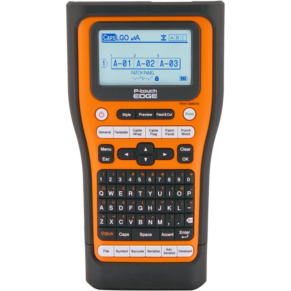 Brother PT-E510VP P-Touch Edge Handheld Industrial Label Printer with Dual auto Cutter and USB-C (up to 24mm Labels)