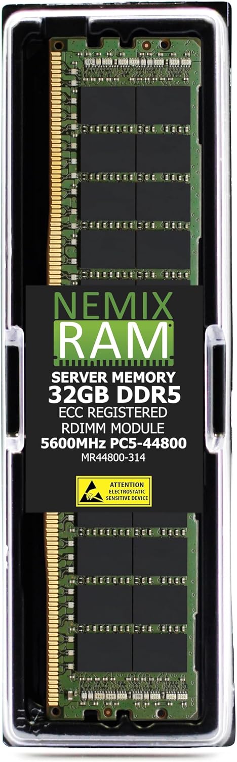 DDR5 Memory Module - 32 GB - DIMM 288-pin - 5600 MHz / PC5-44800 - Registered Crucial