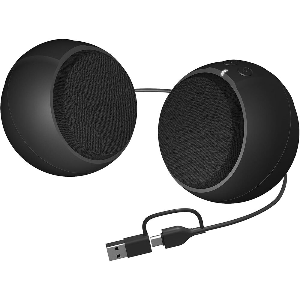 Cyber Acoustics USB-Powered 2.0 Speakers (CA-2110USB) � Modern 2.0 USB C or A Computer Speakers for Desktop PC, 12 Watts Power for Loud Sound, Compatible with PCs and Laptops