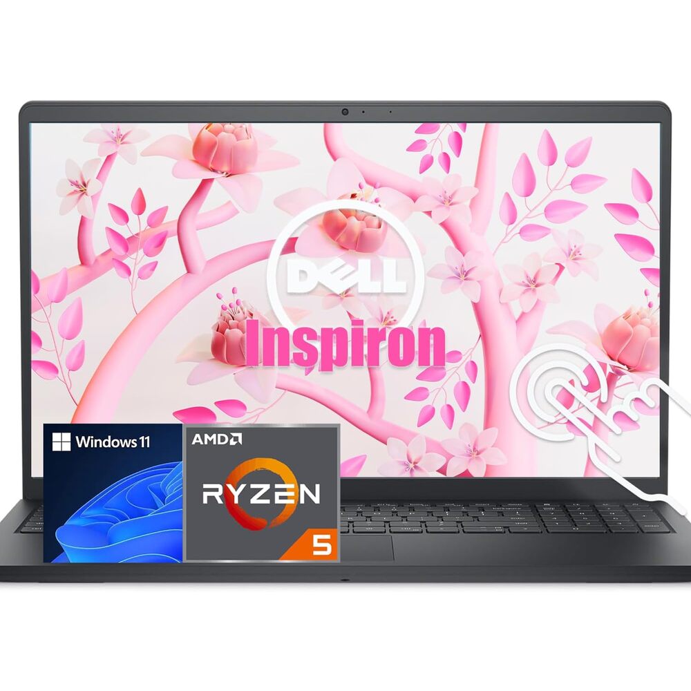 Dell 15.6 Inch Inspiron 15 Touchscreen Laptop | AMD Ryzen 5 7530U CPU (6 Cores, 12 Threads) | 64GB RAM, 1TB SSD | Windows 11 | ExpressCharge (Up to 80% in 1 Hour) | Ergonomic Lifted Hinge Design