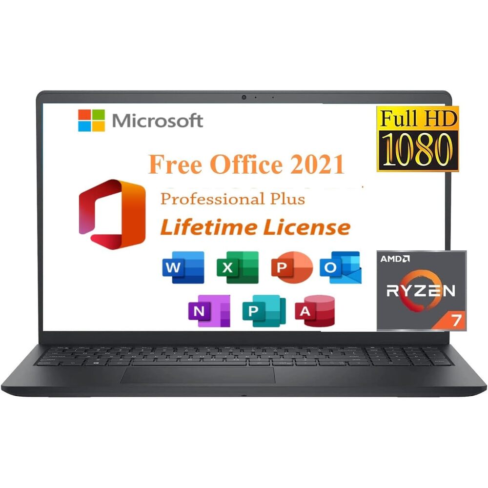Dell 2024 Inspiron Business Laptop, 15.6" FHD Touchscreen, i7-1355U, 64GB RAM, 1TB SSD, Intel Iris Xe GPU, Wi-Fi 6, Windows 11 Pro, with Microsoft Office Lifetime License&32GB USB Flash Drive