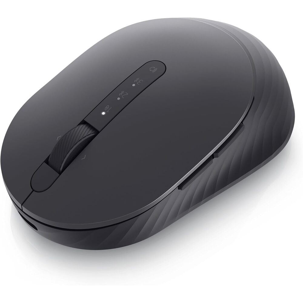 Dell MS7421W Premier Rechargeable Wireless Mouse - Bluetooth 5.0/2.4GHz Radio Frequency Connectivity, Optical LED Sensor, Mechanical Scroll, 7 Buttons, Programmable, Adjustable DPI - Graphite Black