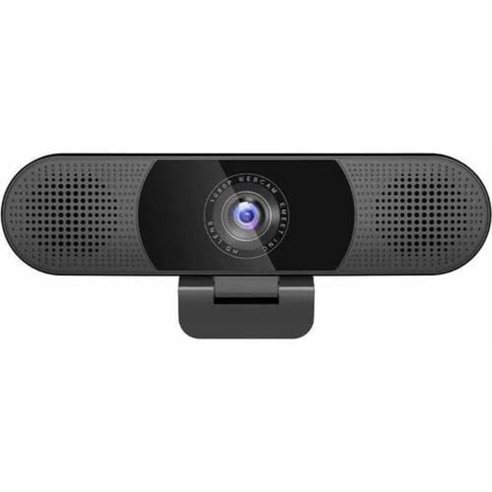 EMEET C980 Pro 4K - Plug & Play 3-in-1 Webcam with 4K Lens, Four Noise Reduction Mics, Two 1W Speakers, and Magnetic Privacy Cover. 60�-98� Adjustable Field of View with Auto Low Light Correct