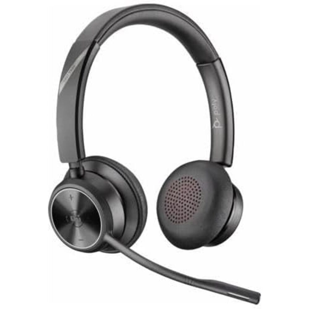 HP Poly Savi 7320 Headset - Stereo - Wireless - DECT - 590.6 ft - Over-The-Head - Binaural - Ear-Cup - Noise Cancelling Microphone