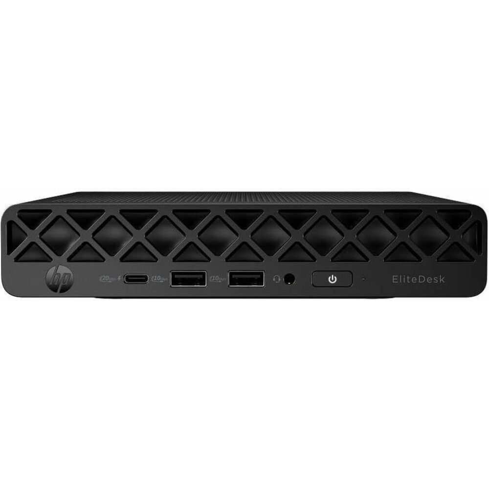 HP EliteDesk 8 G1i Desktop Mini Computer - Intel Core Ultra 5 235T - vPro Technology - 64 GB RAM - 1 TB SSD - Jack Black - Intel Q870 Chip - Windows 11 Pro - DDR5 SDRAM - English Keyboard