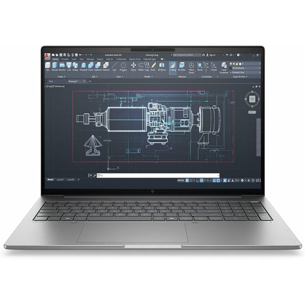 HP ZBook 8 G1i 16" Mobile Workstation - Intel Core Ultra 7 2nd Gen 255H - 32 GB - 1 TB SSD - English Keyboard - Meteor Silver - Intel Chip - 1920 x 1200 - Windows 11 Pro - NVIDIA with 4 GB, Front Ca