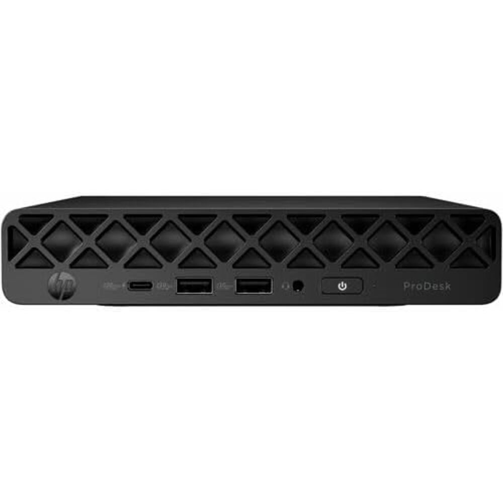 HP ProDesk 4 G1i Mini PC Desktop Computer - Intel Core Ultra 5 235T - 16 GB DDR5 SDRAM - 256 GB PCI Express NVMe SSD - Jack Black - Intel Q870 Chip - Windows 11 Pro - Wi-Fi 6E (IEEE 802.11ax)
