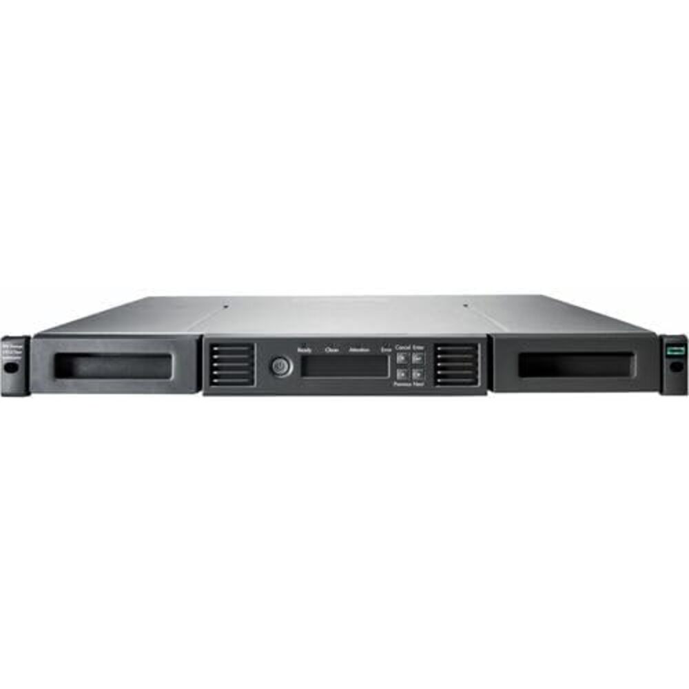 HPE StoreEver Tape Autoloader - 8 x Slot - LTO-6 (Read/Write), LTO-9-360 TB Native Storage Capacity - Encryption - 1U - 1 Year Warranty