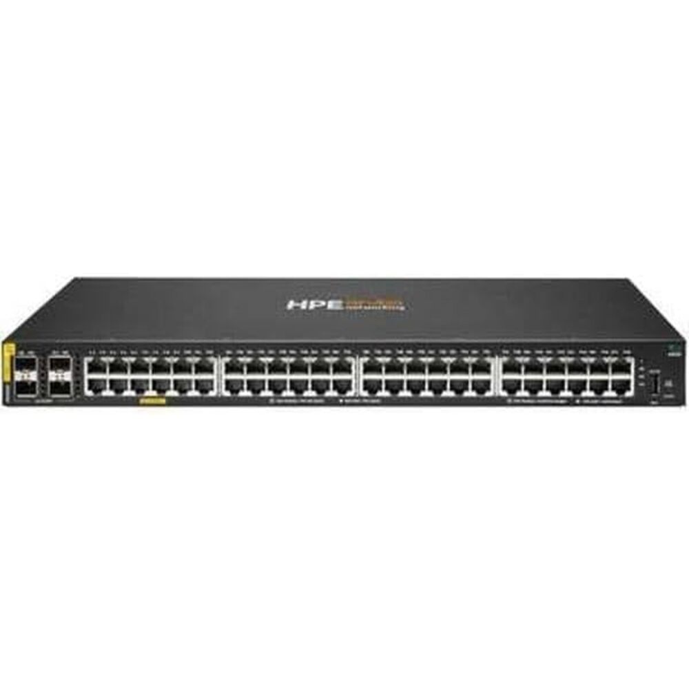 Aruba CX 6000 48p 10M/100M/1G Class4 PoE 4p SFP 1G 370W Switch - 48 Ports - Manageable - Gigabit Ethernet - 10/100/1000Base-T, 1000Base-X - 2 Layer Supported - 4 SFP Slots - 439 W Power Consumption -