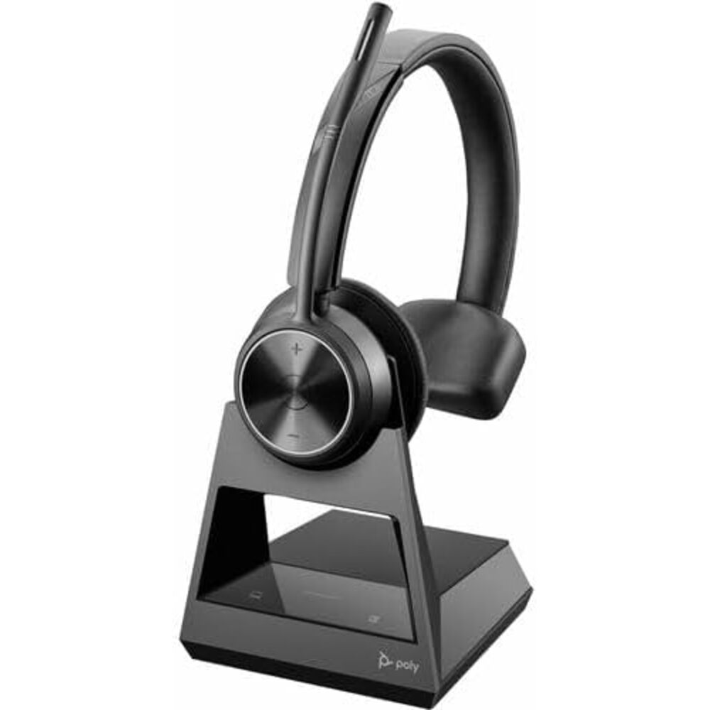 HP Poly Savi 7310 Office Monaural DECT 1920-1930 MHz Headset - Microsoft Teams Certification - Mono - Wireless - Bluetooth/DECT - 580 ft - 20 Hz to 20 kHz - Over-The-Head, On-Ear