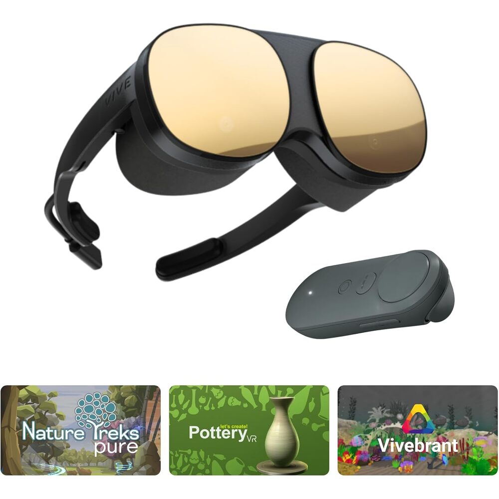 HTC Vive Flow Virtual Reality Headset with Controller