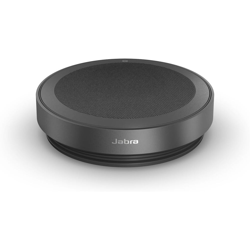Jabra Speak2 75 (2025 Edition) Wireless Bluetooth Speakerphone - 4 Noise-Cancelling Mics, 65mm Speakers - New Linking Feature - USB-A & USB-C - Works with Zoom and Google Meet - Dark Grey