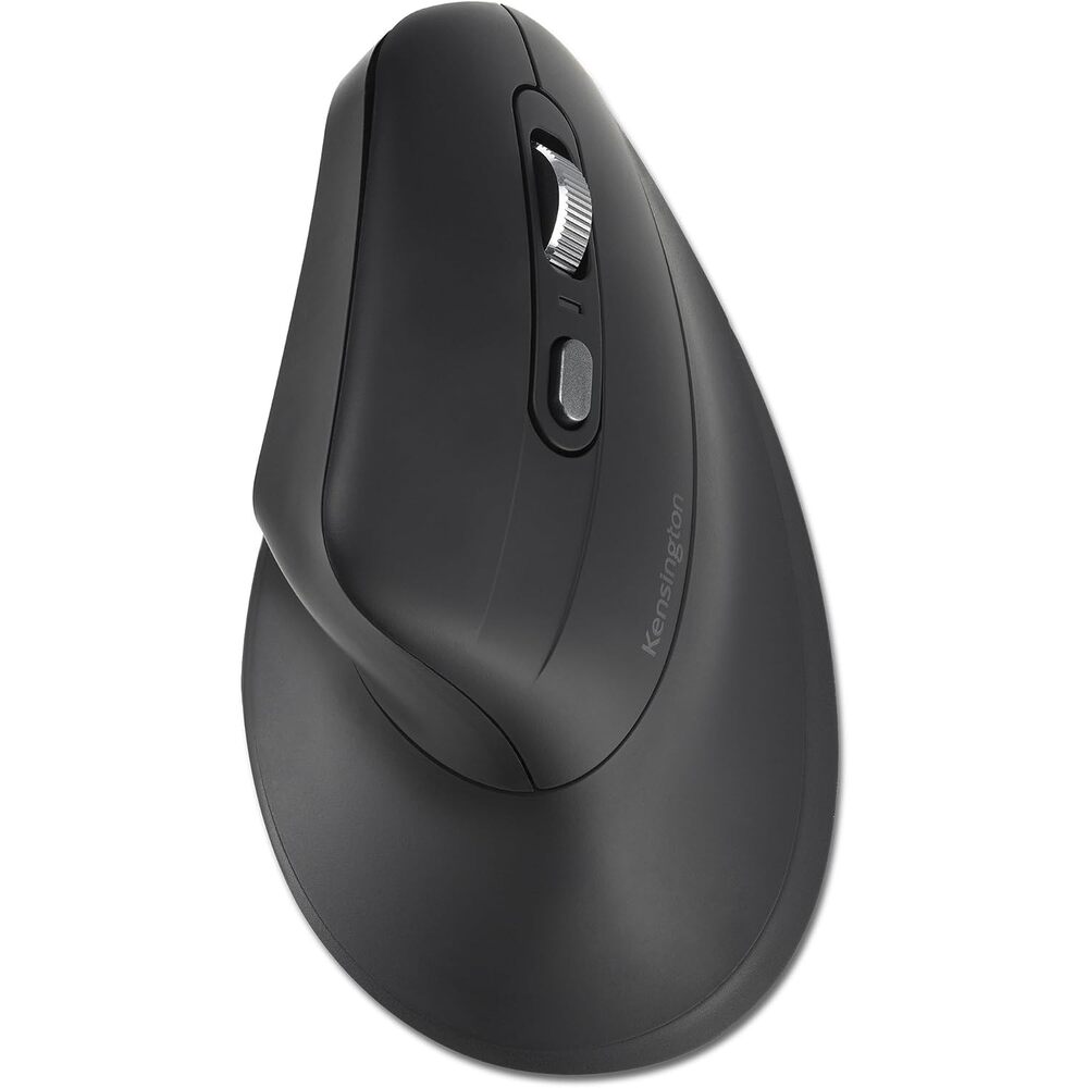 Kensington MY630 EQ Wireless Rechargeable Mouse, Ergonomic Vertical Design, Bluetooth LE, 2.4GHz, Black (K72484NA)