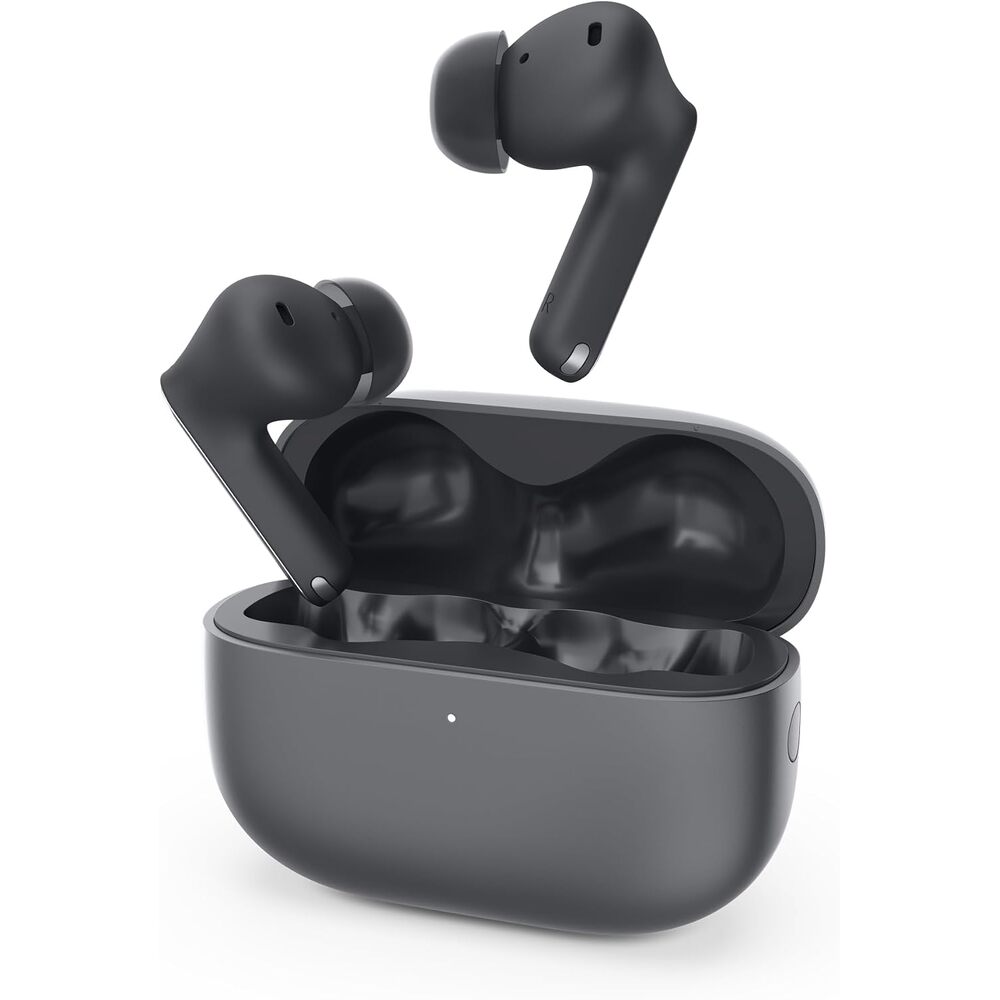 Lenovo TWS Earbuds  True Wireless Earbuds with Active Noise Cancellation, Dolby Atmos Sound, 3 Mic ENC, IP55, Thunder Grey