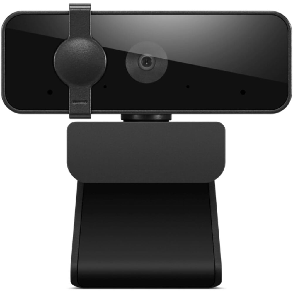Lenovo Essential FHD Webcam Gen 2, Full HD, 1080p, Dual Microphones, 85 Degree FOV, 30 fps, USB-A Connection, Bulit-in Manual Privacy Shutter, Black
