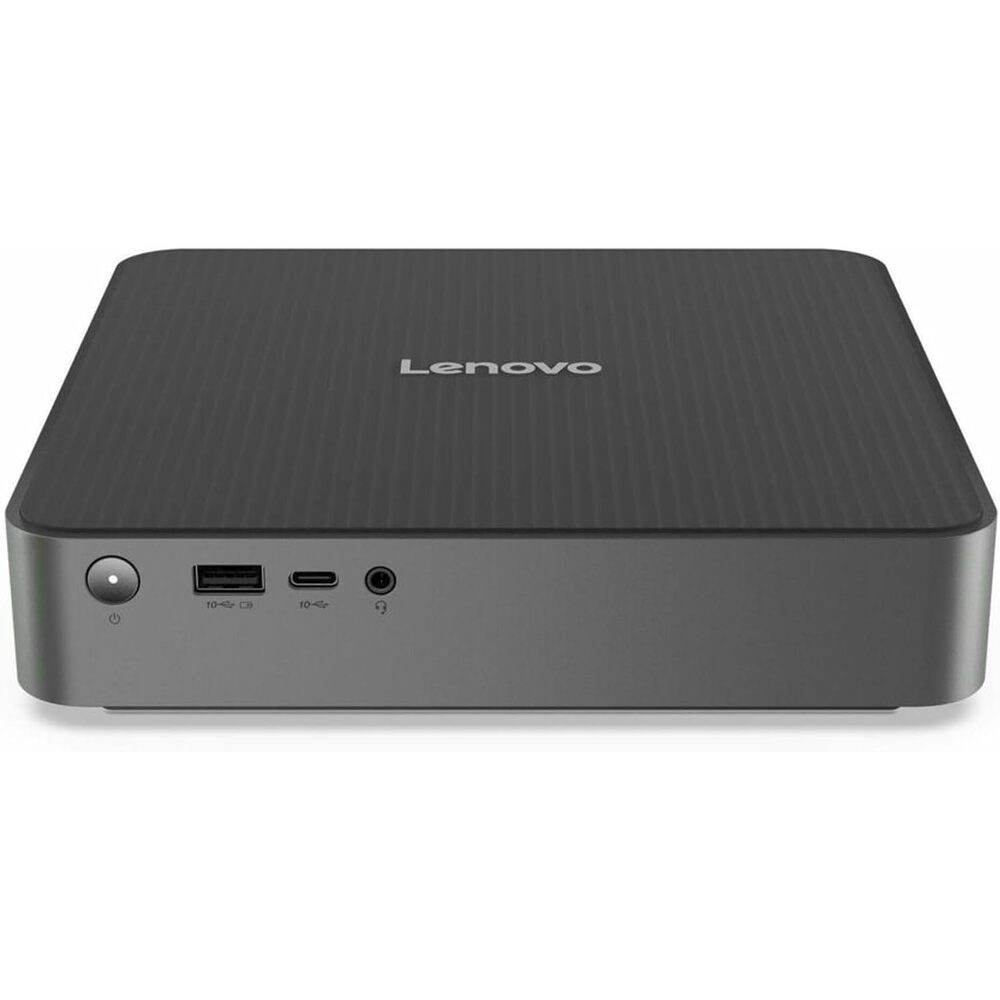 Lenovo IdeaCentre Mini 01Q8X10 91B60000UT Desktop Computer - Qualcomm Snapdragon X Plus X1P-64-100 - 32 GB - 512 GB SSD - Tiny - Luna Gray - Qualcomm Chip - Windows 11 Home - Adreno GPU LPDDR5X - IEEE