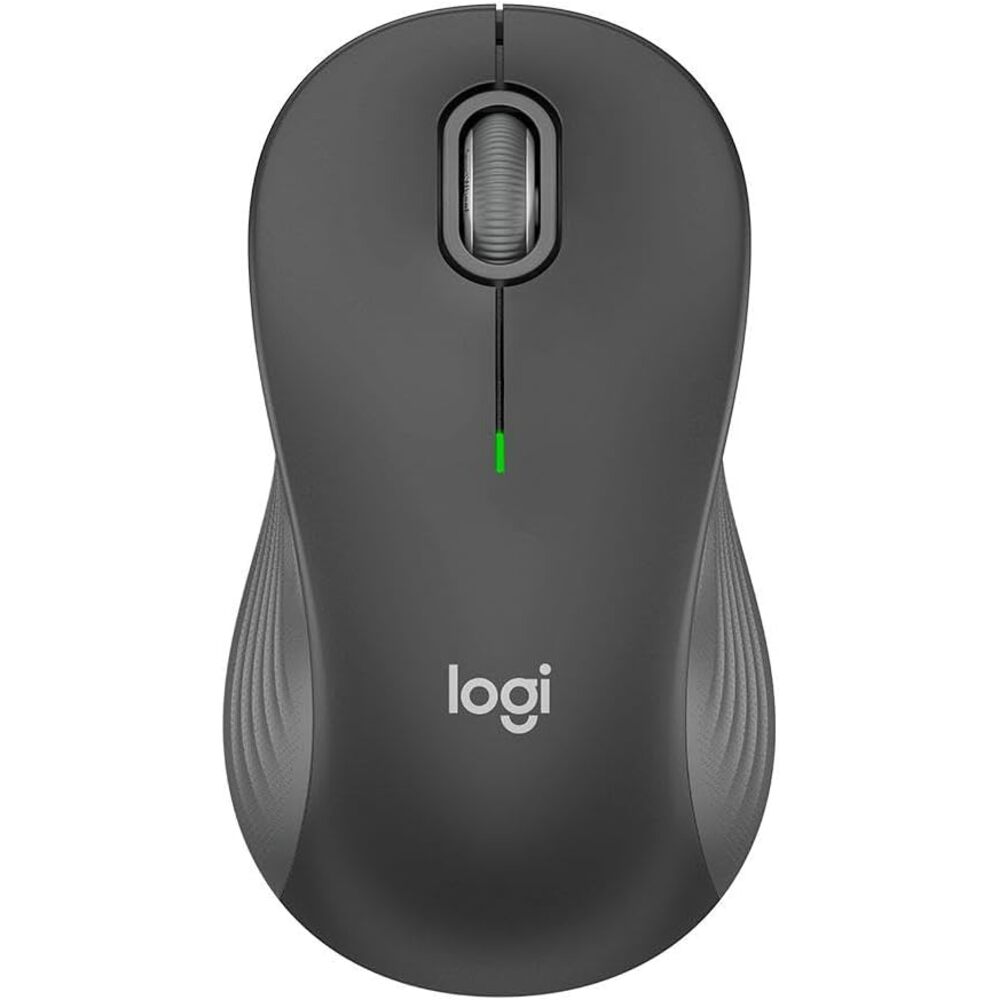 Logitech Signature M550L Standard Size Wireless Mouse Design, Silent Click, Bluetooth or USB Connection, Compatible with Windows, MacOS, Linux, ChromeOS, iPadOS and Android - Graphite