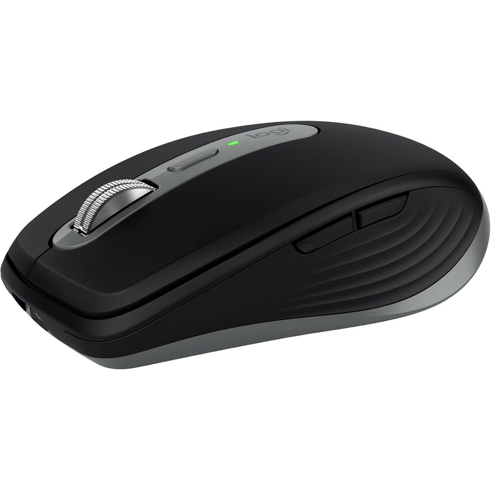 Logitech MX Anywhere 3S for Mac, Compact Wireless Bluetooth Mouse, 8K DPI Any-Surface Tracking, Quiet Clicks, USB C, Wireless Mouse for MacBook Pro, MacBook Air, iMac, iPad - Space Grey