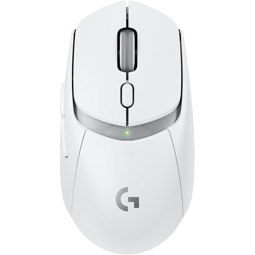 Logitech G309 Lightspeed Wireless Gaming Mouse, Lightweight, LIGHTFORCE Hybrid Switches, Hero 25K Sensor, 300+ Hour Battery Life with AA Battery, 6 Programmable Buttons, PC & Mac - White
