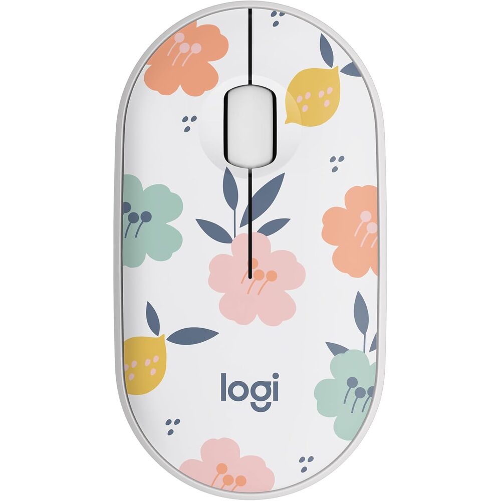 Logitech M340 Wireless Mouse with Limited Edition Prints, USB Receiver and Silent Clicks, Portable Wireless Mouse for Laptop, PC, Windows, Chrome, Surface � Floral Bouquet