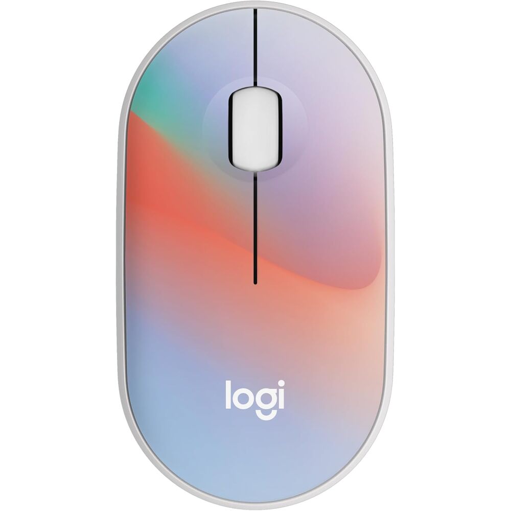 Logitech M340 Wireless Mouse with Limited Edition Prints, USB Receiver and Silent Clicks, Portable Wireless Mouse for Laptop, PC, Windows, Chrome, Surface � Sheer Dream