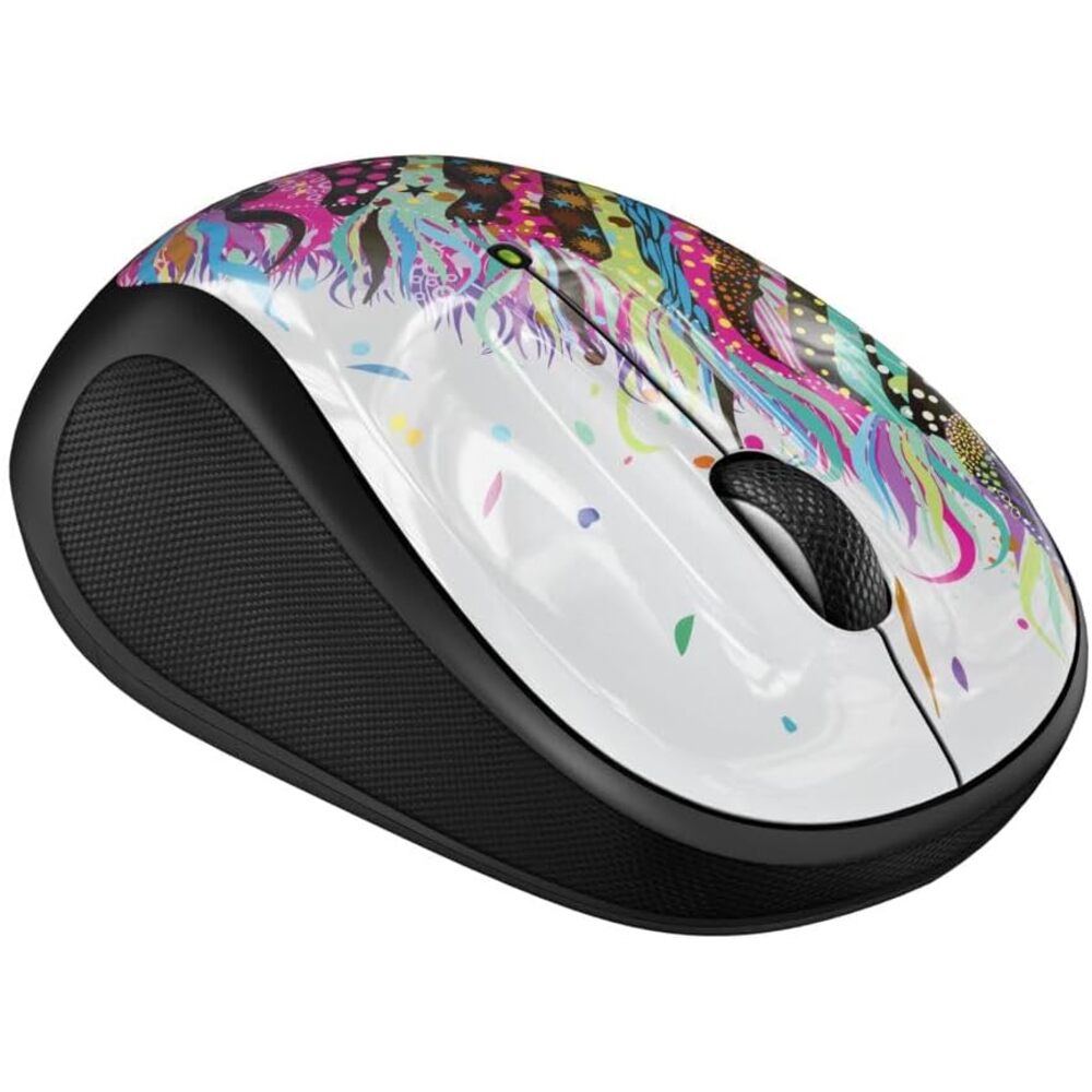 Logitech M325S Wireless Mouse, Celebration Black