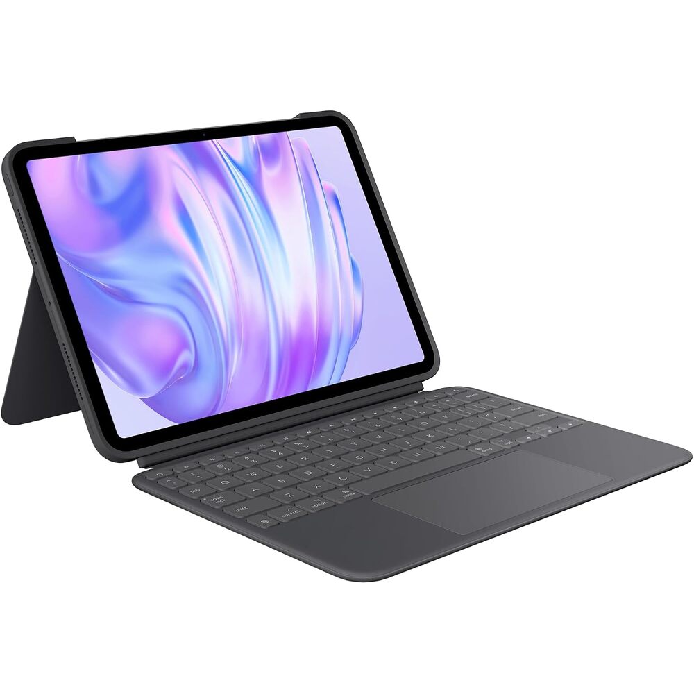 Logitech Combo Touch iPad Pro 11-inch (M4) Keyboard Case - Detachable Backlit Keyboard, Kickstand, Multi-use Mode, Smart Connector- Graphite.