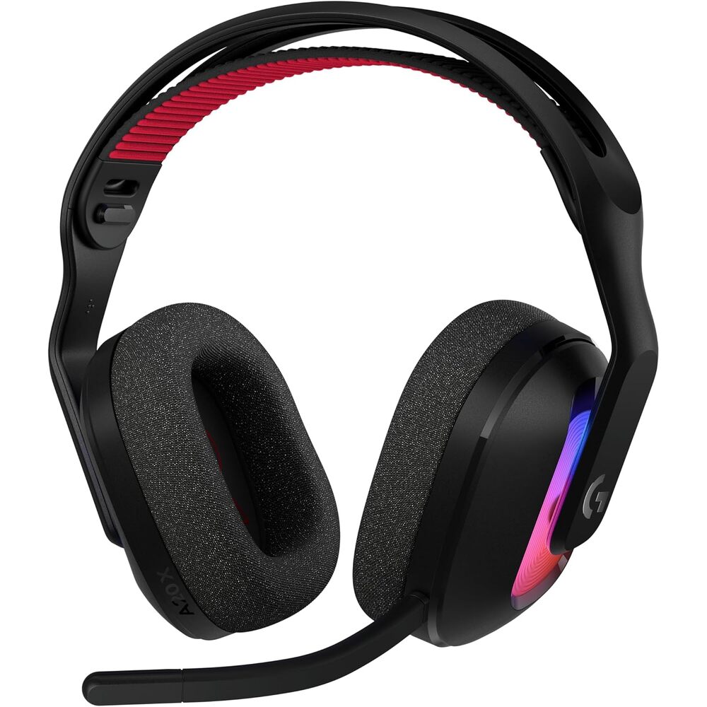 Logitech G Astro A20 X Lightspeed Wireless Gaming Headset for PS5, Xbox, Nintendo Switch/Switch 2, PC with 2-System PLAYSYNC Audio, Bluetooth, LIGHTSYNC RGB, and 48 kHz Boom Mic - Black