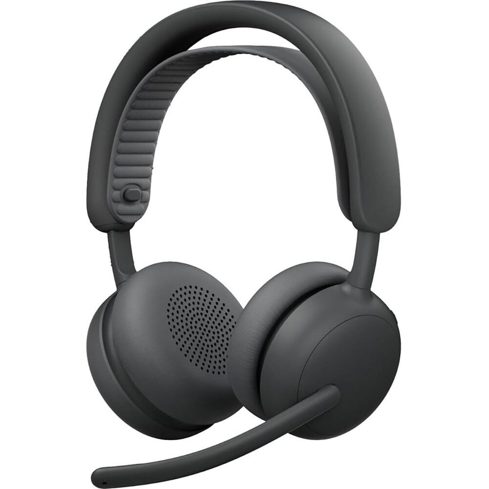 Logitech Zone Wireless 2 ES for Business - Noise-Canceling Wireless Headset with Adaptive Hybrid ANC, Native Bluetooth, Microsoft Teams Certified - Graphite