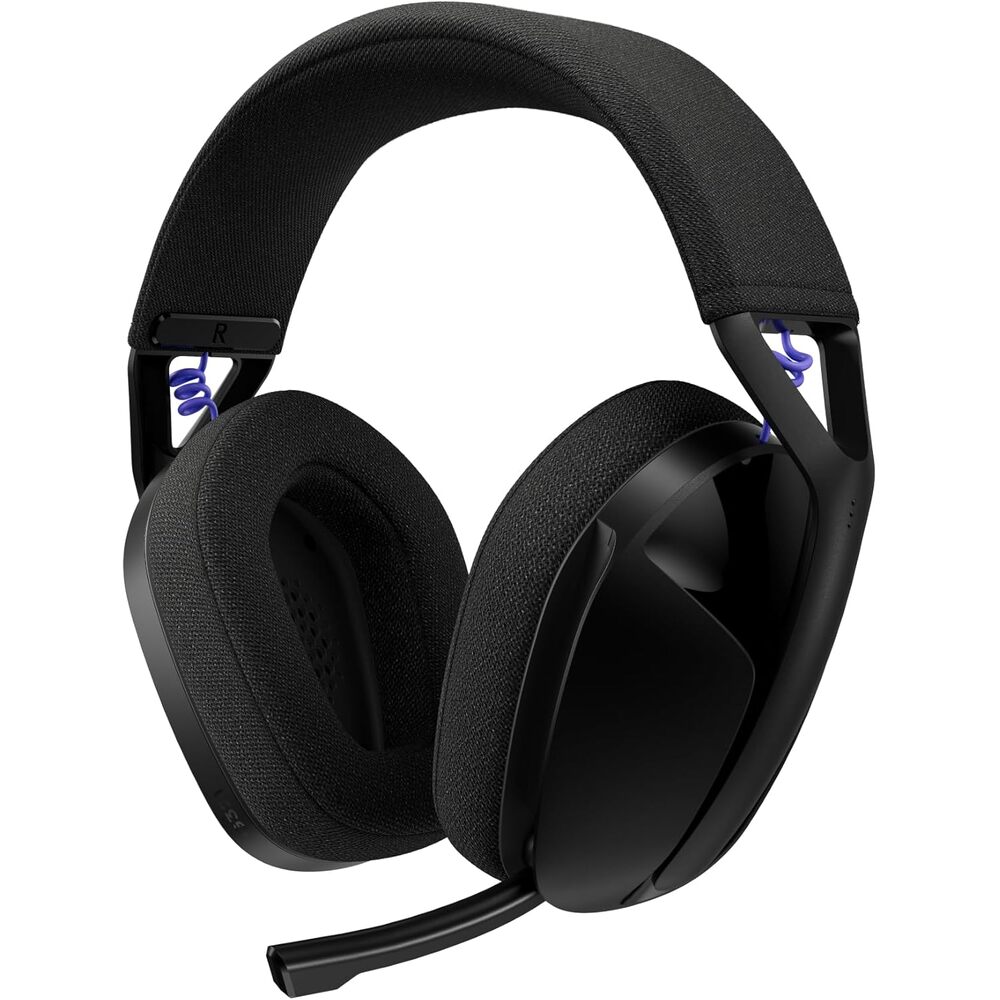 Logitech G321 Lightspeed Wireless Bluetooth Gaming Headset, Dynamic Comfort and fit, 16 kHz Boom mic, 20+ hrs Battery, PC, PS4, PS5, Nintendo Switch, Mobile - Black