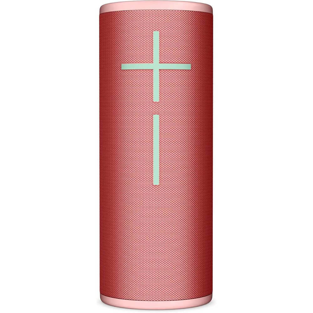 Ultimate Ears MEGABOOM 4 Portable Waterproof Bluetooth Speaker with Immersive 360-Degree Sound and Balanced Bass, Floating Speaker with 20-Hour Battery and 147ft (45m) Range - Red