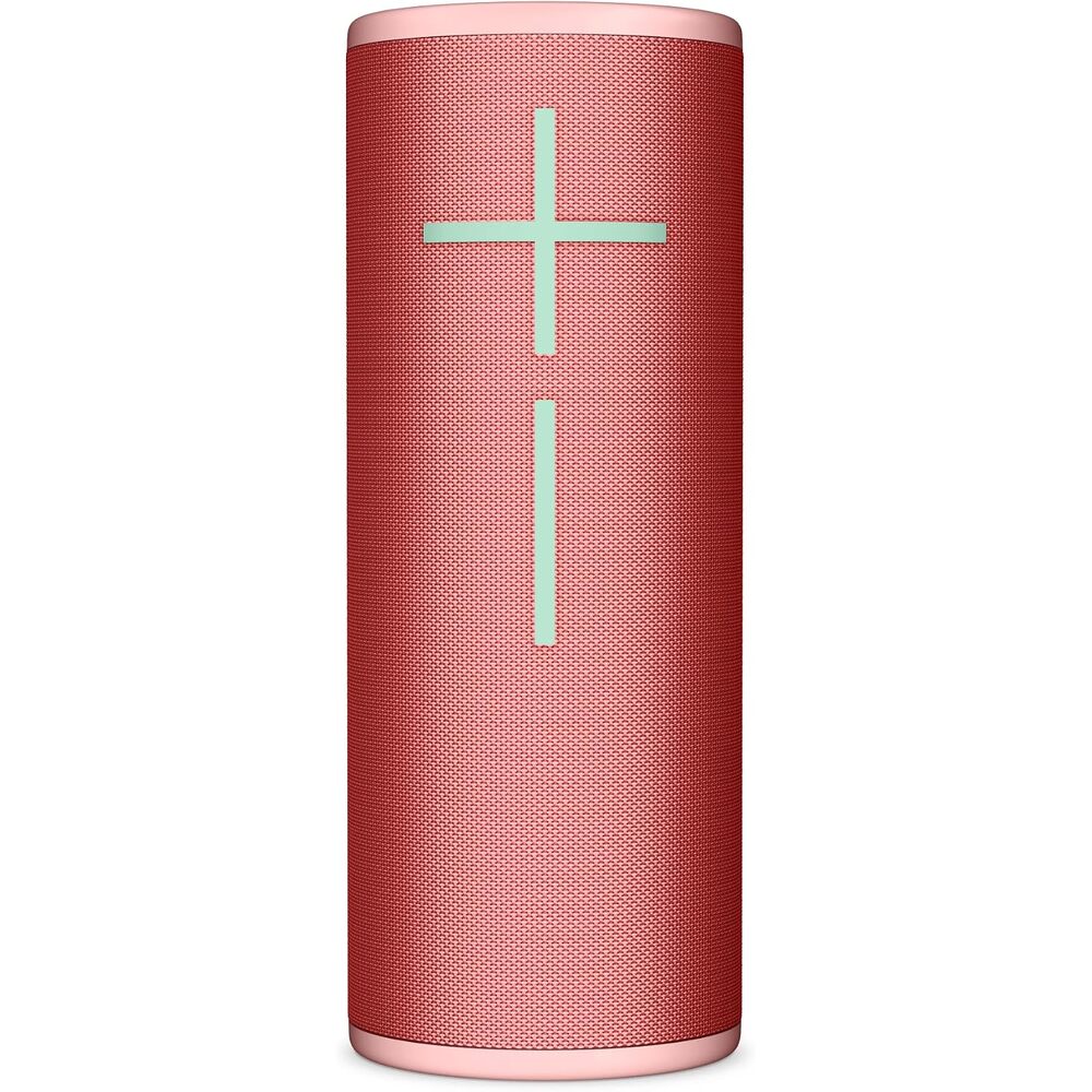 Ultimate Ears Boom 4 Portable Waterproof Bluetooth Speaker with Balanced 360-Degree Sound with Clear Audio and Bass, Floating Speaker with 15-Hour Battery and 147ft (45m) Range - Red