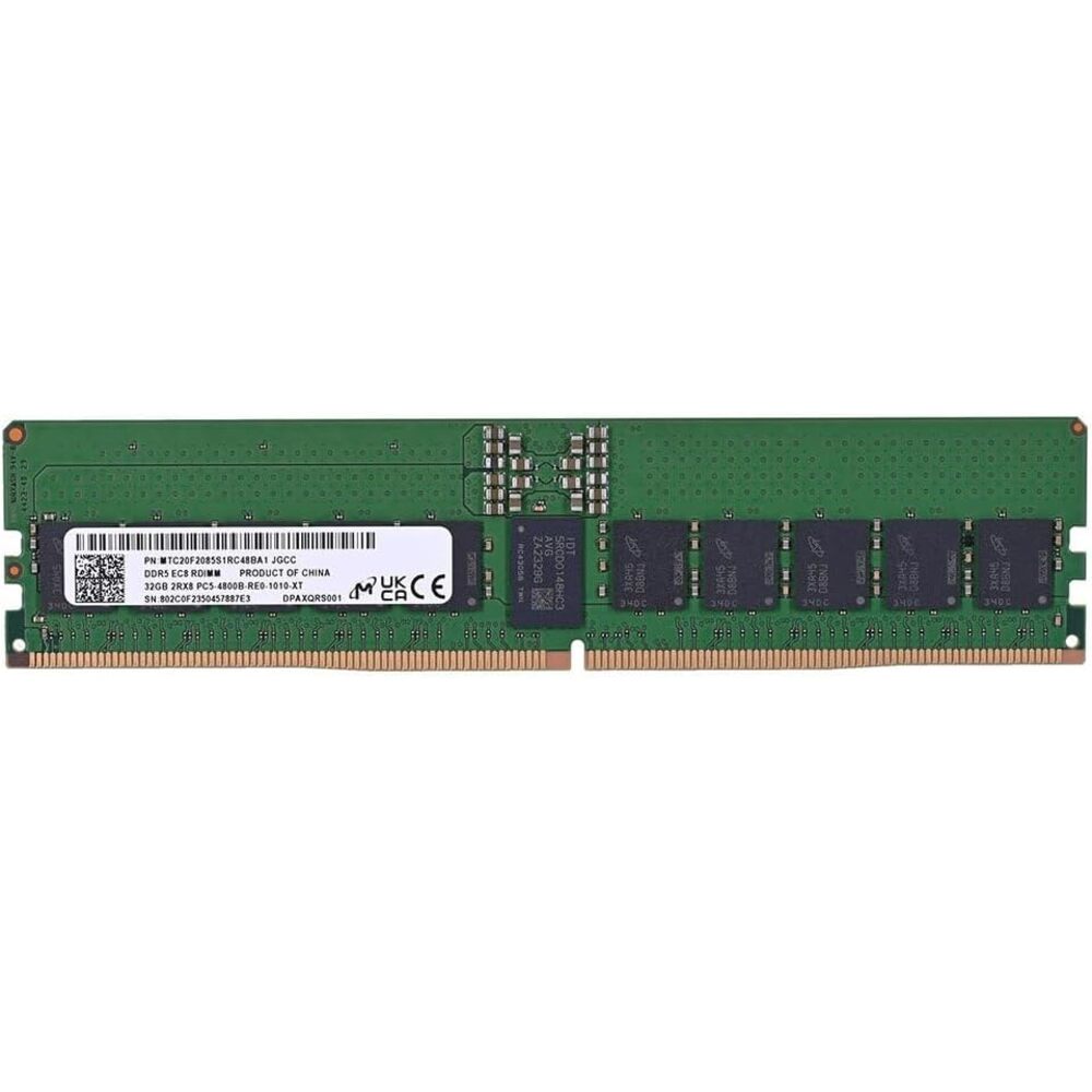 Micron MTC20F2085S1RC48BR 32GB DDR5 2R x 8 4800 RDIMM Module