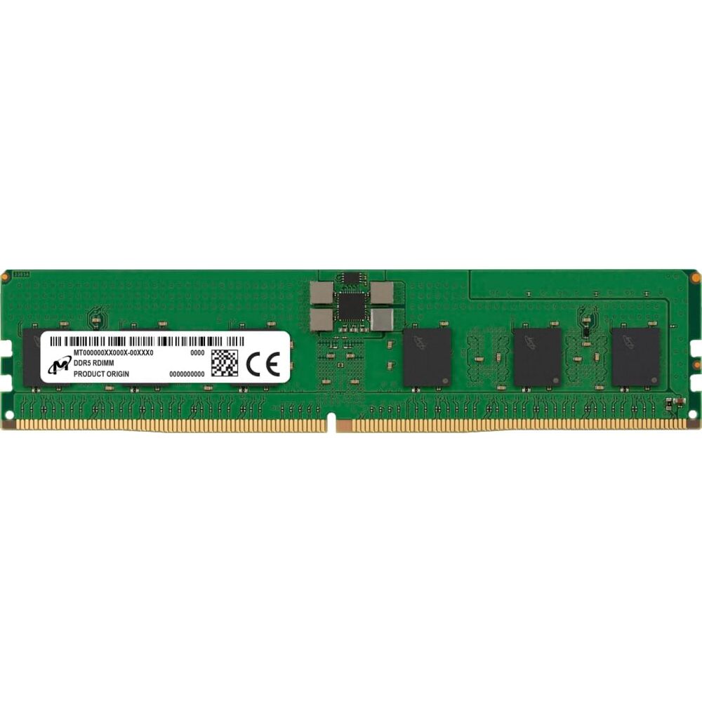 Micron MTC40F2047S1RC56BR 128GB DDR5 5600MT ECC Registered Memory Module - CL46-288-Pin